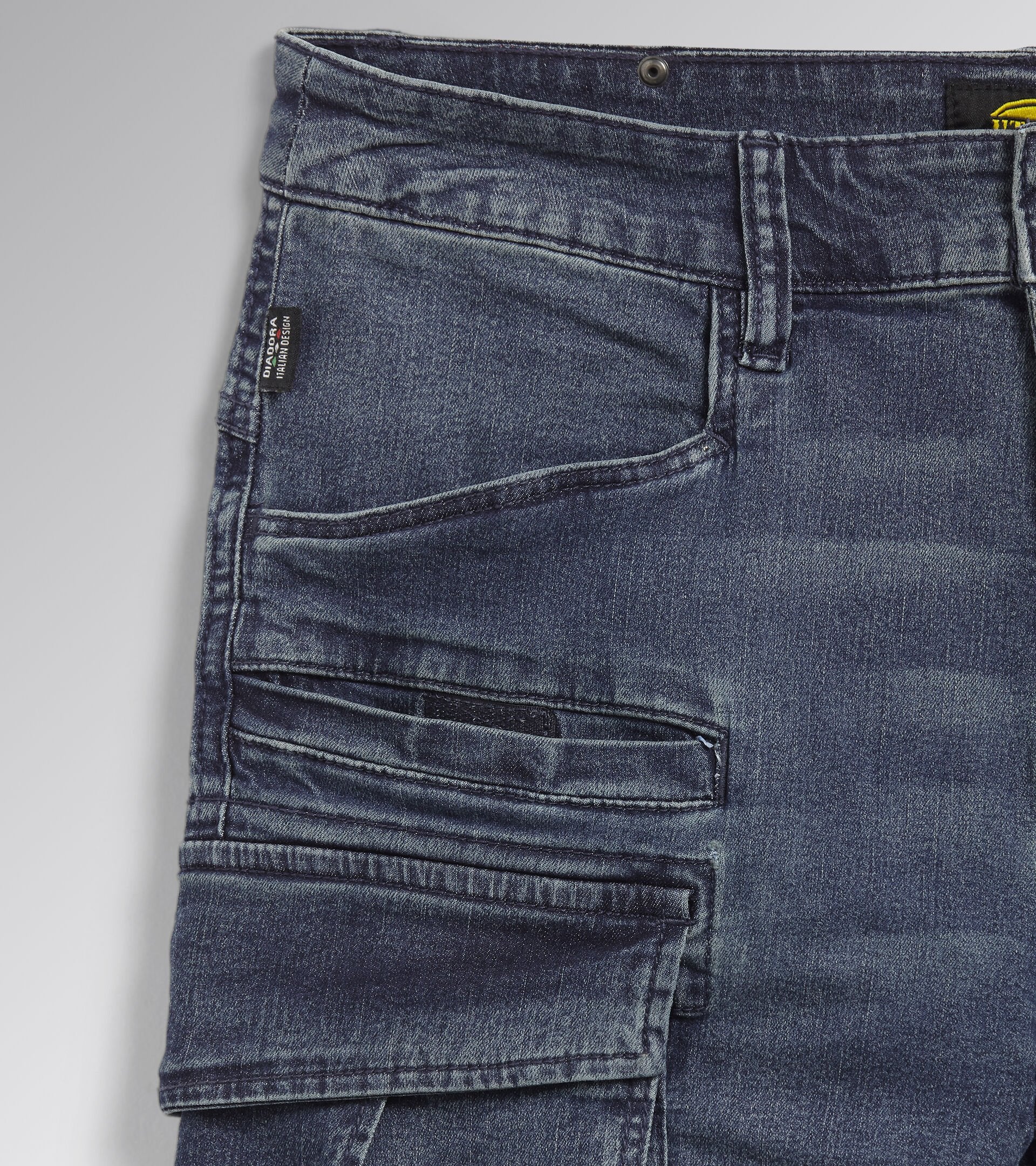 PANT STONE CARGO LIGHT  Jeans da lavoro Diadora Utility Blu 177651 C9513