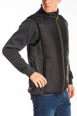 Gilet trapuntato con tasche ARCHIE RICA LEWIS GRIGIO