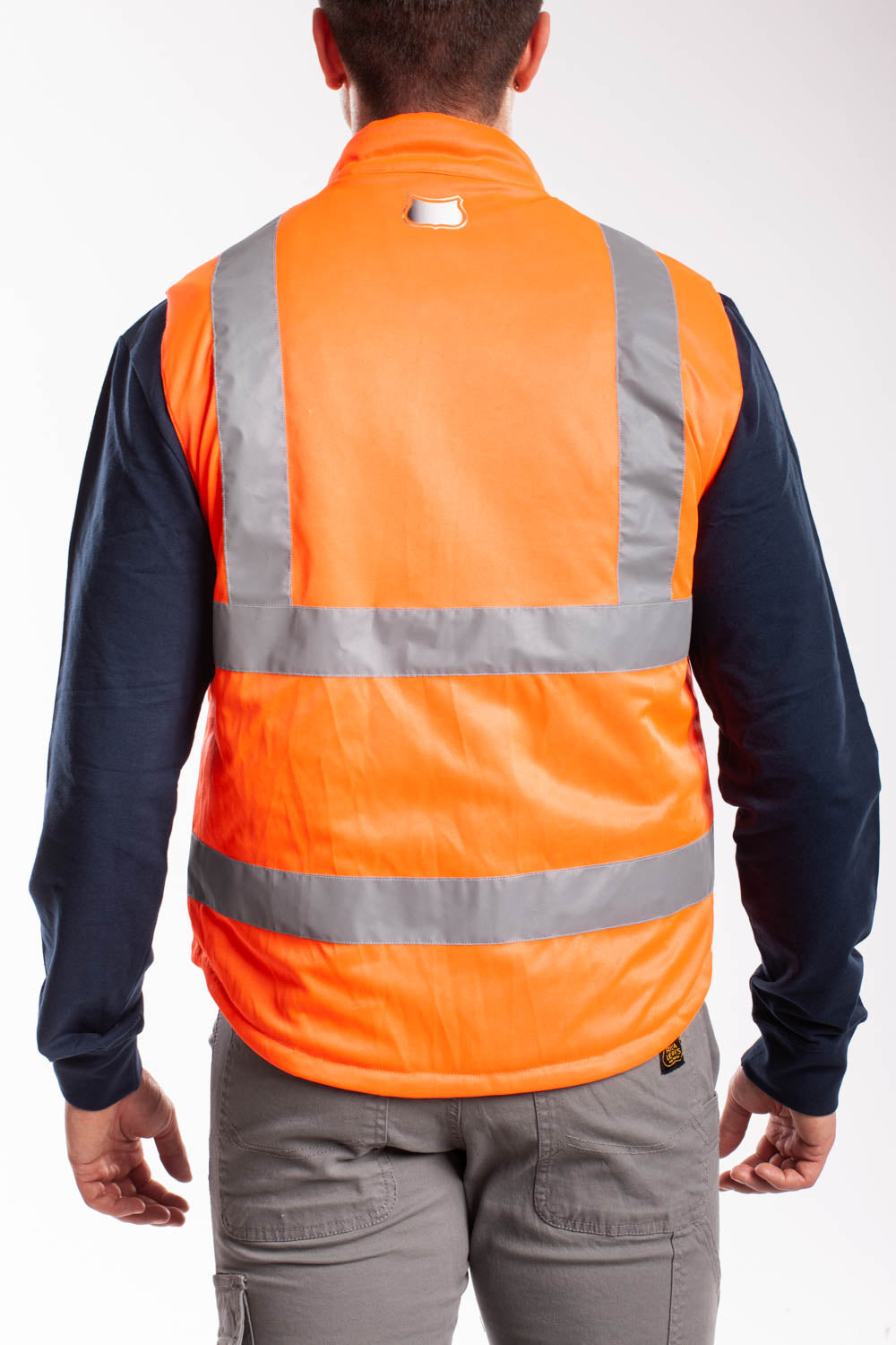 Gilet trapuntato reversibile HV con elementi reflex GILET RICA LEWIS BLU