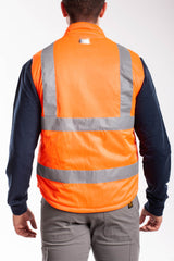 Gilet trapuntato reversibile HV con elementi reflex GILET RICA LEWIS BLU