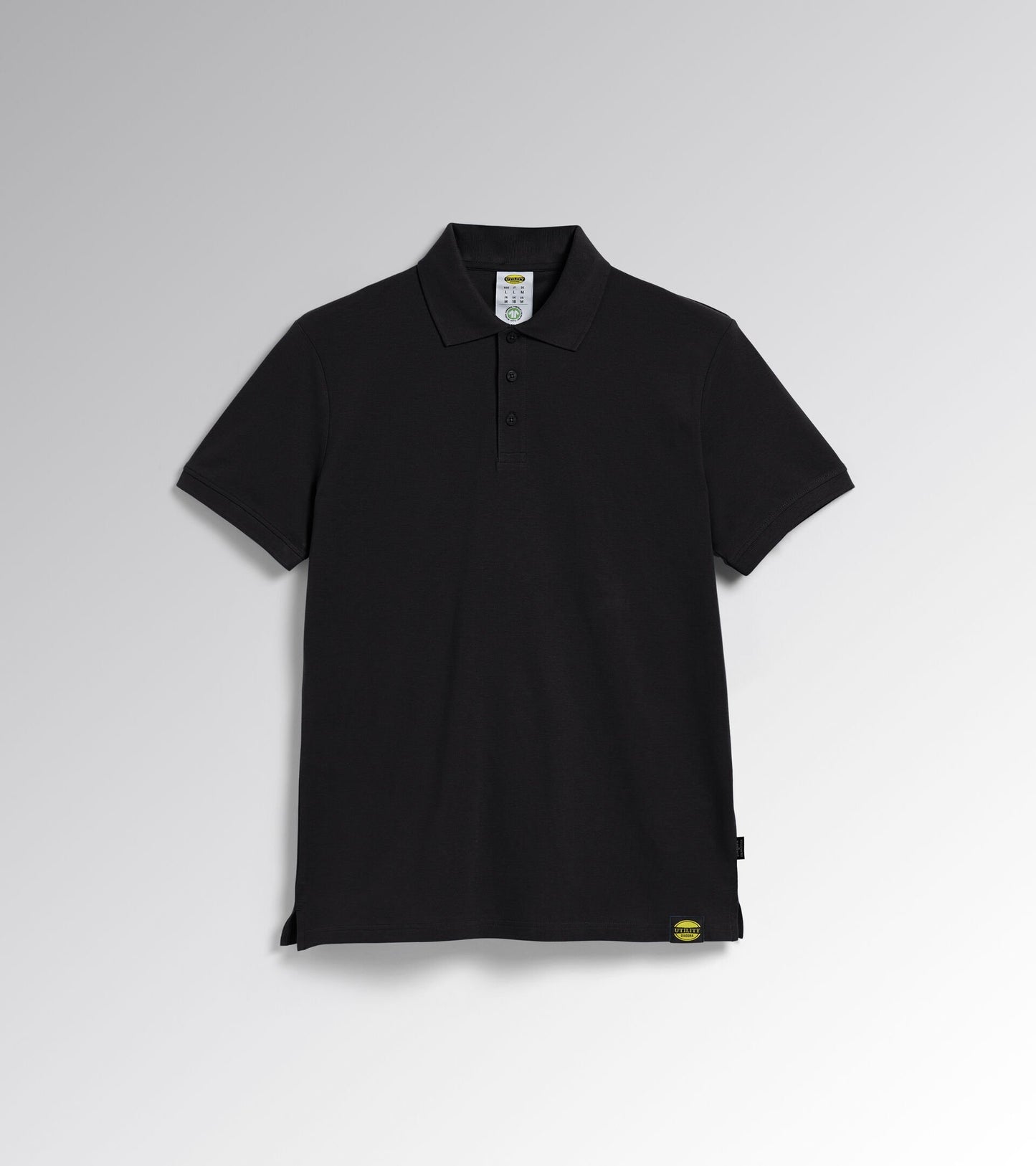 Diadora Utility POLO MC ATLAR ORGANIC MANICA CORTA NERO 177955 80013
