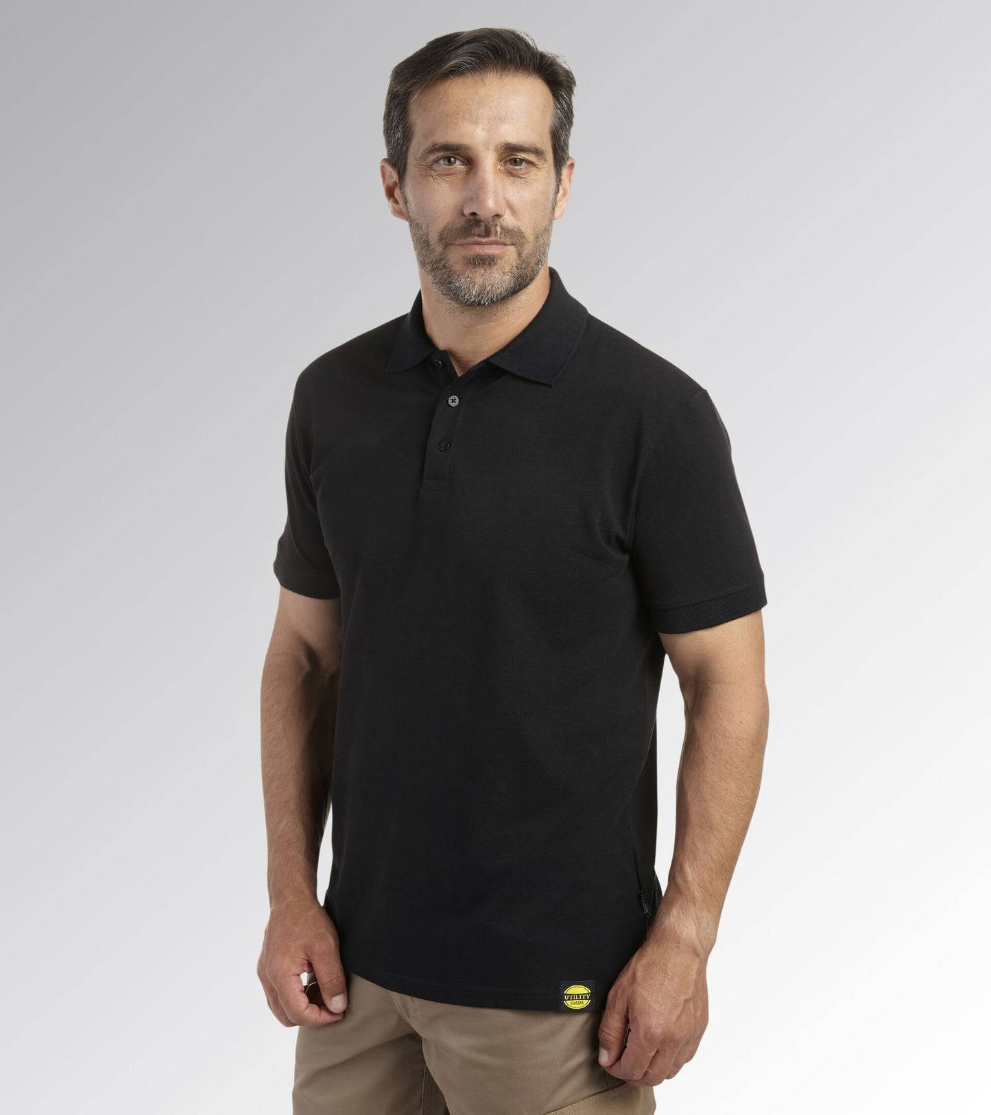 Diadora Utility POLO MC ATLAR ORGANIC MANICA CORTA NERO 177955 80013