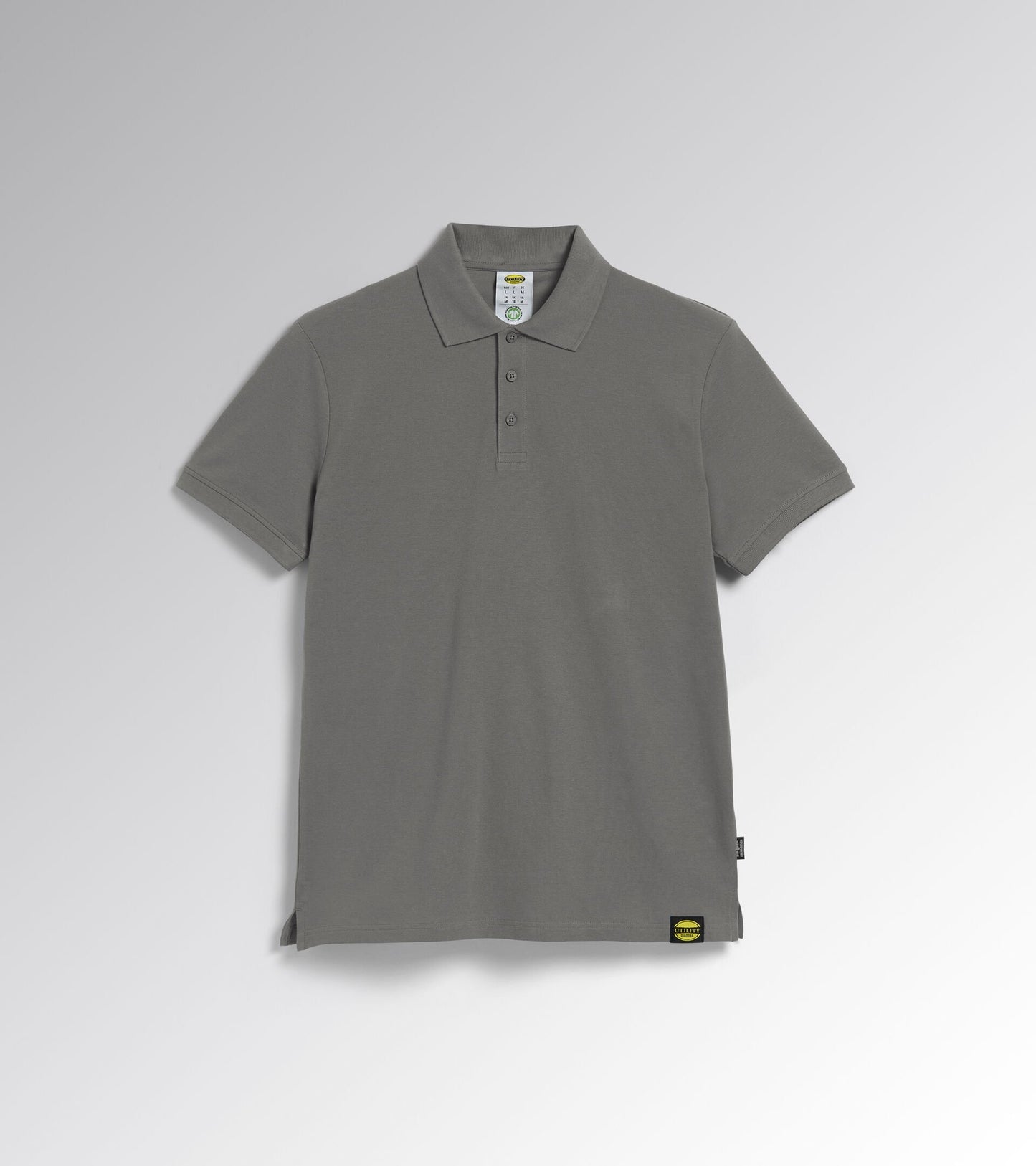Diadora Utility POLO MC ATLAR ORGANIC MANICA CORTA GRIGIO ACCIAIO 177955 75070