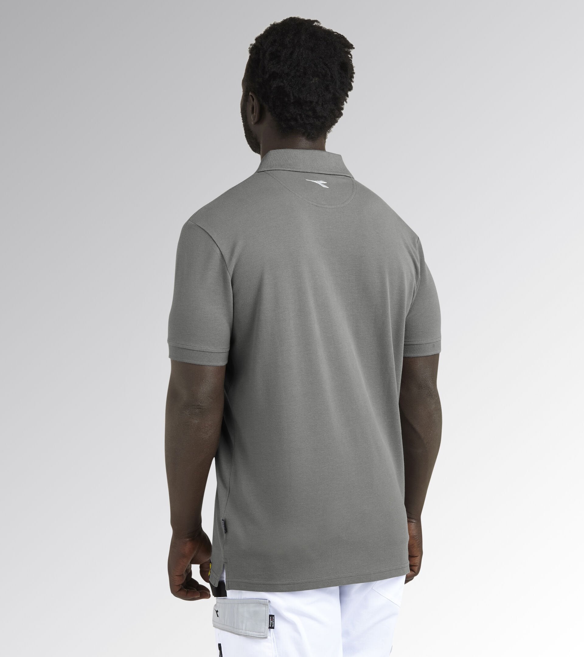 Diadora Utility POLO MC ATLAR ORGANIC MANICA CORTA GRIGIO ACCIAIO 177955 75070