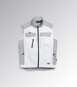 DIADORA UTILITY GILET DA LAVORO VEST EASYWORK LIGHT BIANCO OTTICO 175345 20002