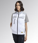 DIADORA UTILITY GILET DA LAVORO VEST EASYWORK LIGHT BIANCO OTTICO 175345 20002