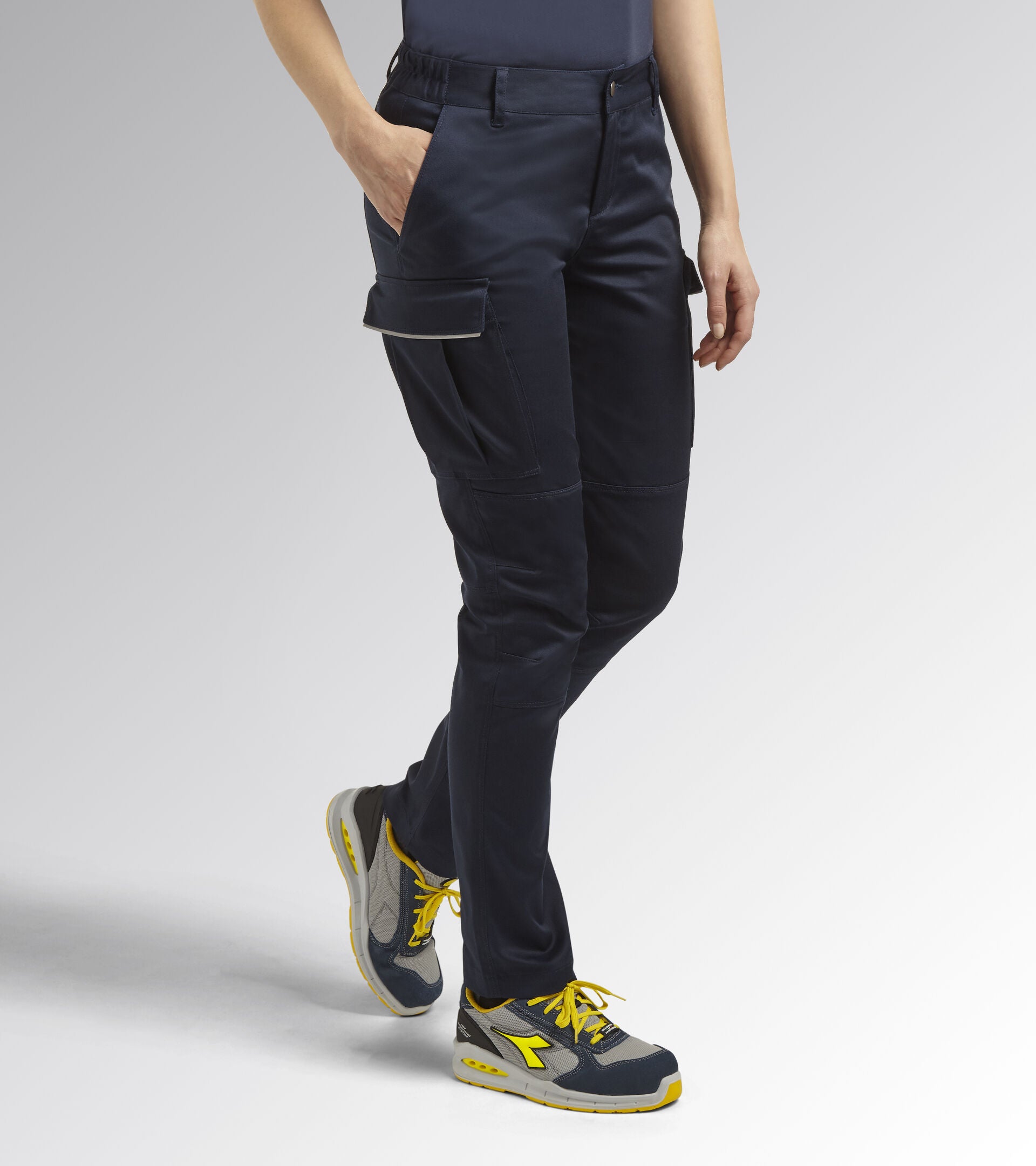 Pantaloni da lavoro Diadora DONNA PANT CARGO ATHENA BLU CLASSICO 177675 60062
