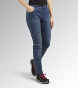 Pantaloni jeans da lavoro Diadora DONNA PANT STONE ATHENA BLU 177676 60123