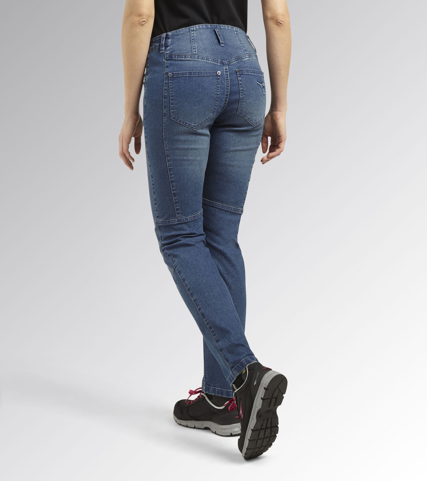 Pantaloni jeans da lavoro Diadora DONNA PANT STONE ATHENA BLU 177676 60123