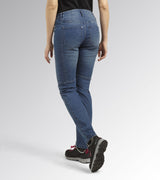 Pantaloni jeans da lavoro Diadora DONNA PANT STONE ATHENA BLU 177676 60123