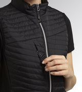 DIADORA UTILITY GILET DA LAVORO DONNA LIGHT PADDED VEST ATHENA NERO 177672 80013