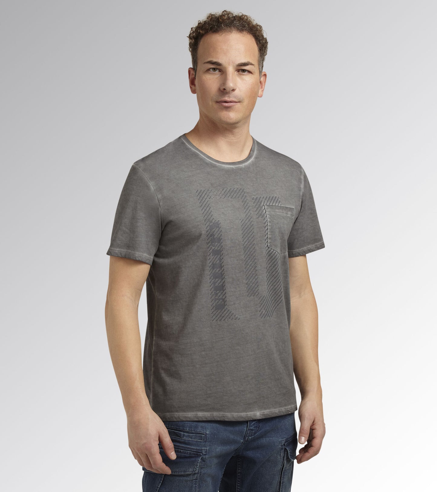 Diadora Utility T-SHIRT URBAN manica corta  GRIGIO PENOMBRA 178758 75138