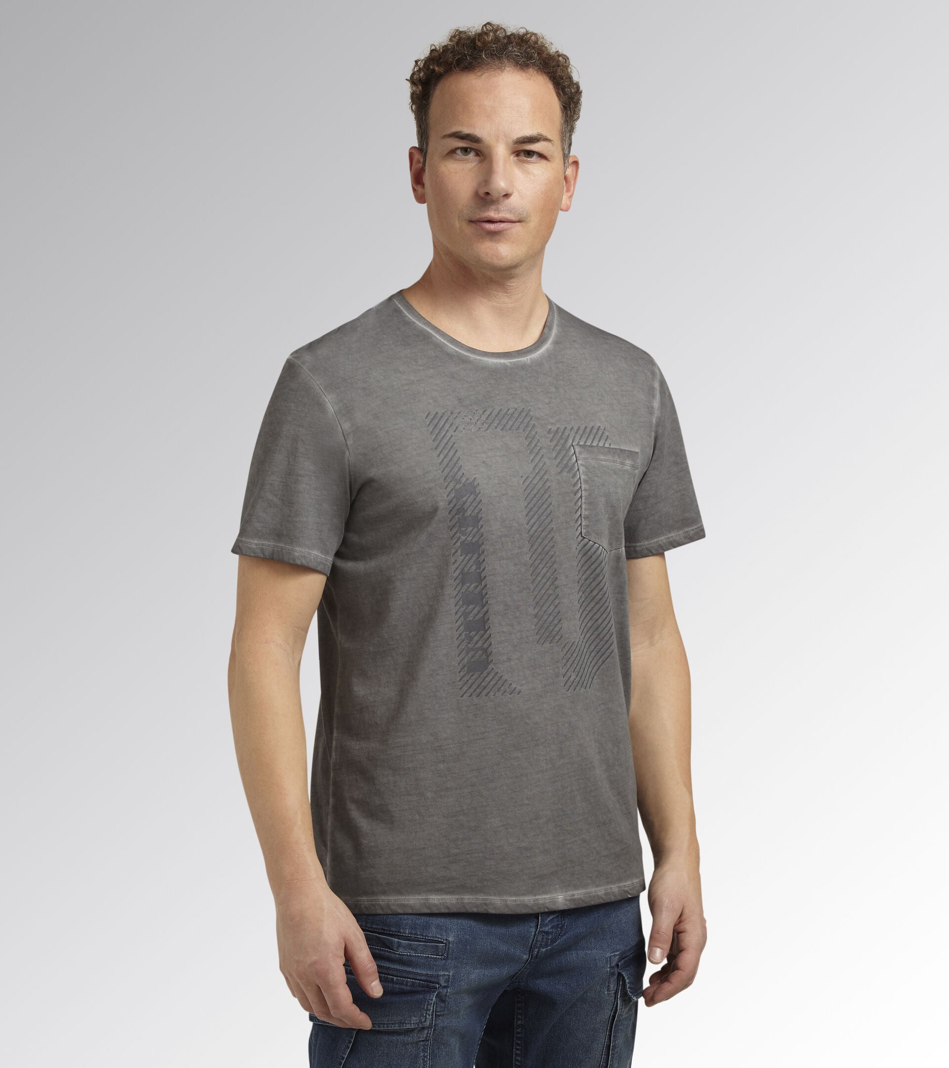 Diadora Utility T-SHIRT URBAN manica corta  GRIGIO PENOMBRA 178758 75138