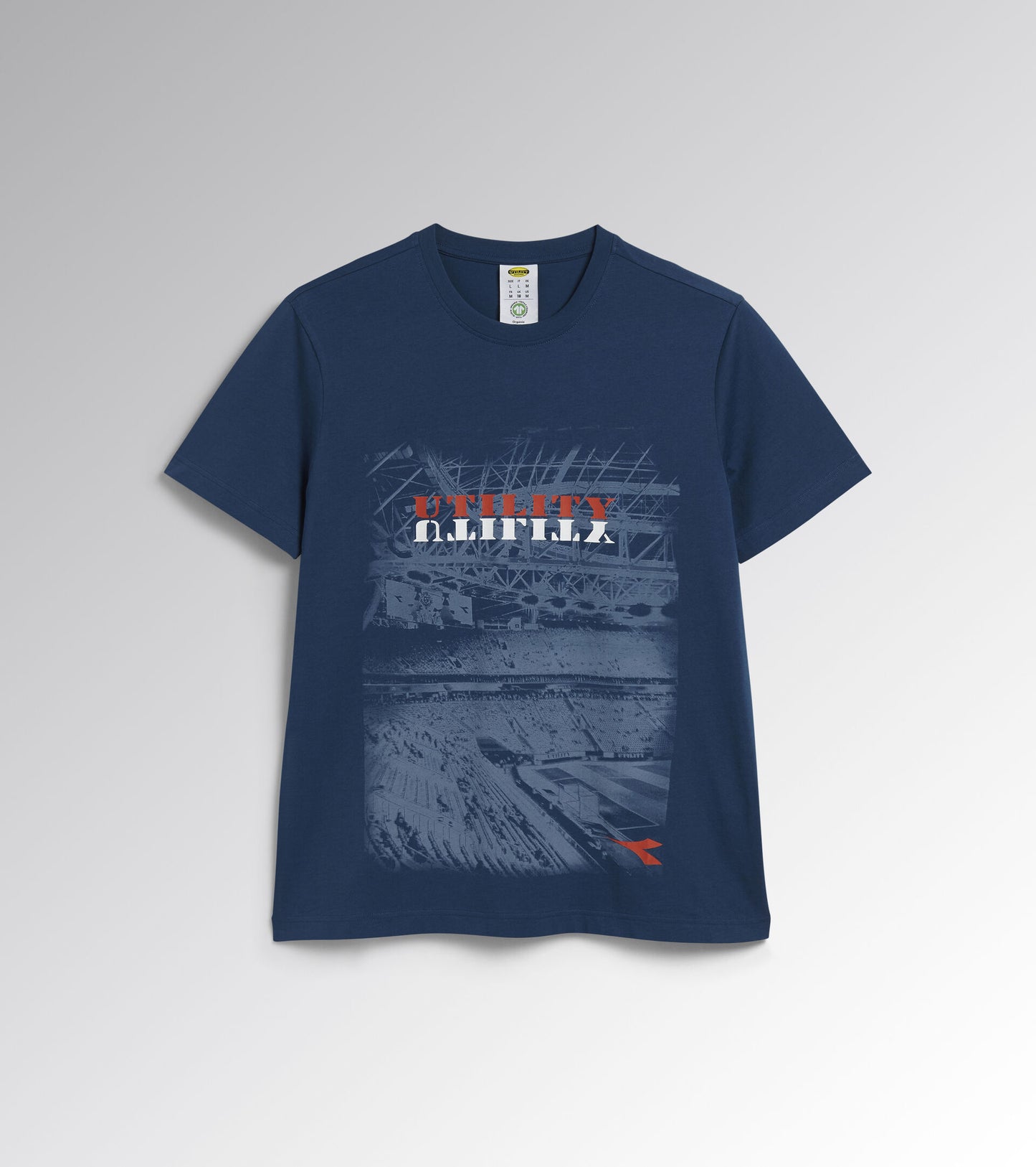 Diadora Utility T-SHIRT GRAPHIC ORGANIC SAILOR BLUE 176914 60139