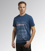 Diadora Utility T-SHIRT GRAPHIC ORGANIC SAILOR BLUE 176914 60139