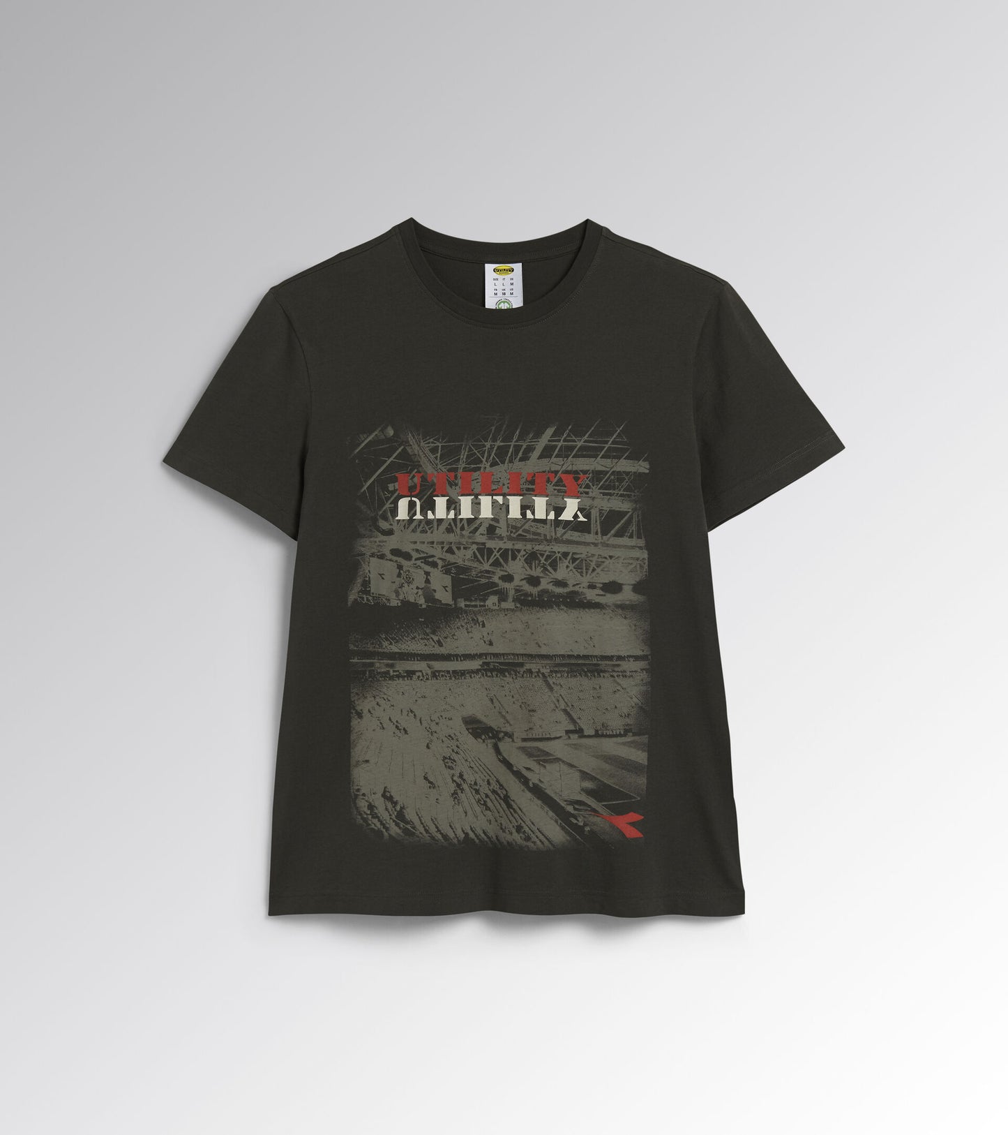 Diadora Utility T-SHIRT GRAPHIC ORGANIC VERDE TIMO 176914 70166