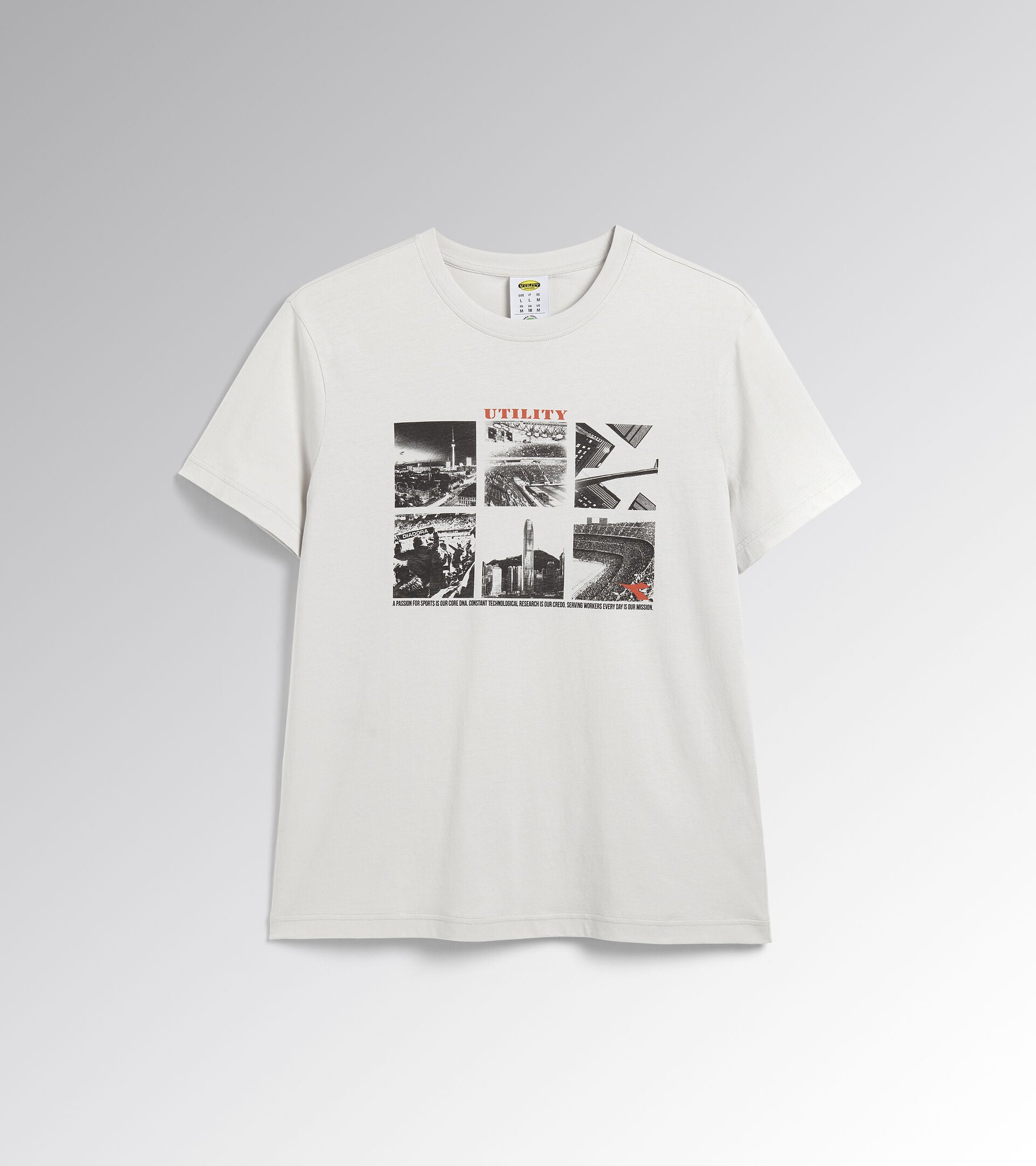 Diadora Utility T-SHIRT GRAPHIC ORGANIC OSTRICA/FUNGO 176914 75151