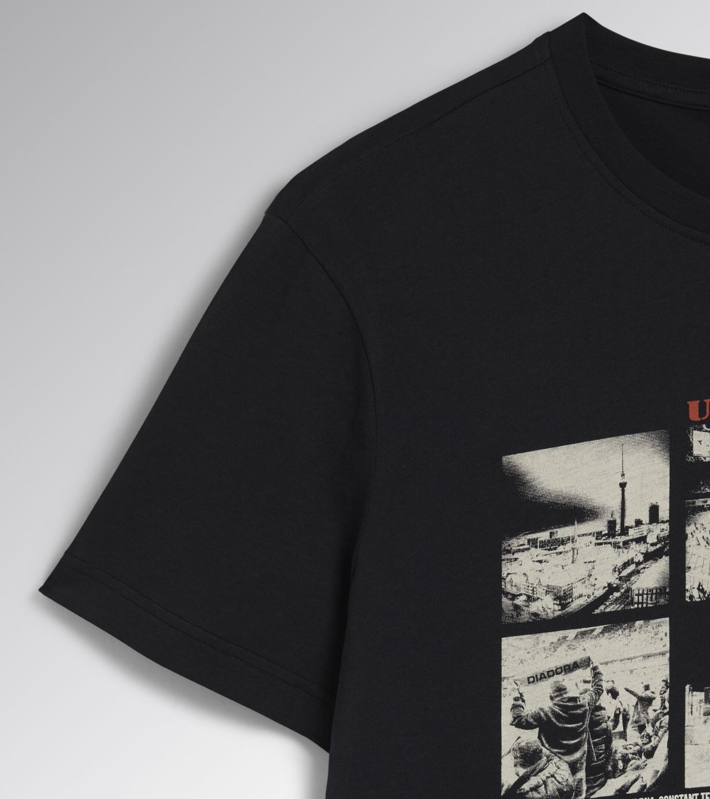 Diadora Utility T-SHIRT GRAPHIC ORGANIC NERO 176914 C9777