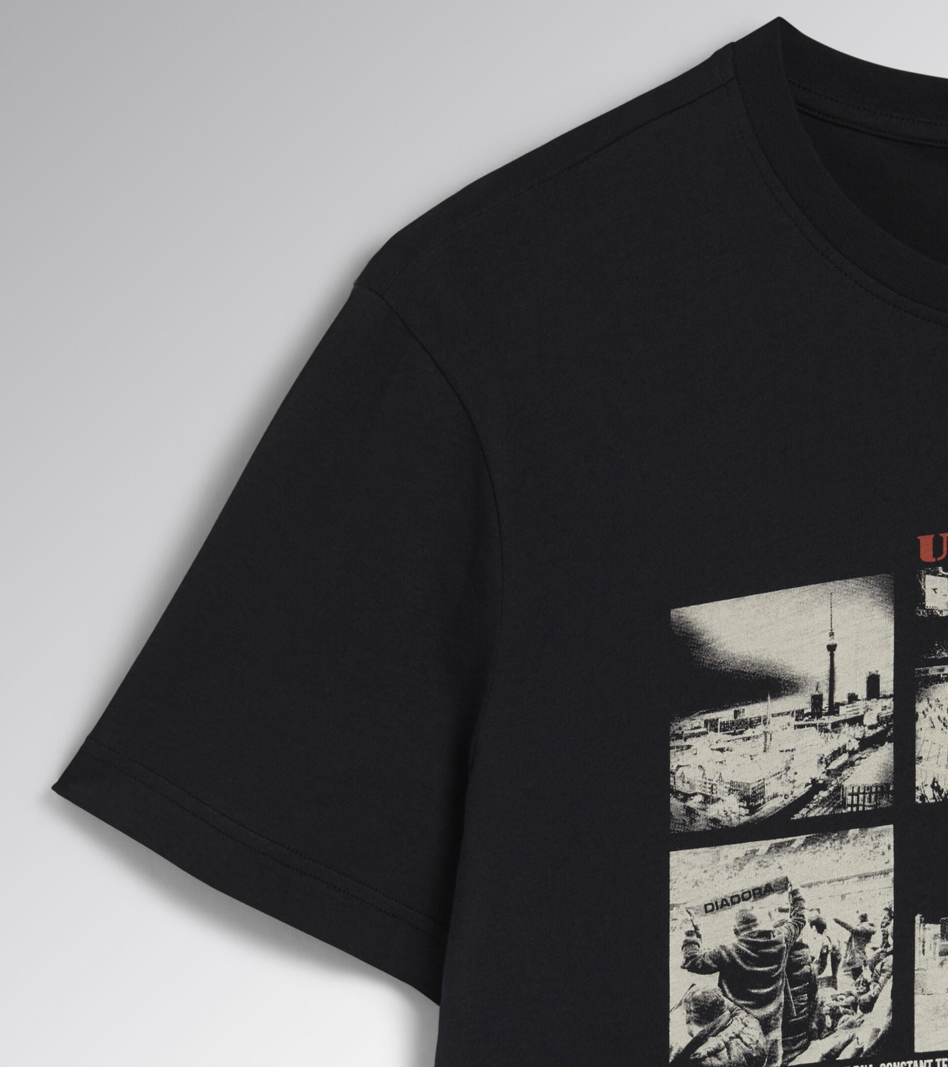 Diadora Utility T-SHIRT GRAPHIC ORGANIC NERO 176914 C9777
