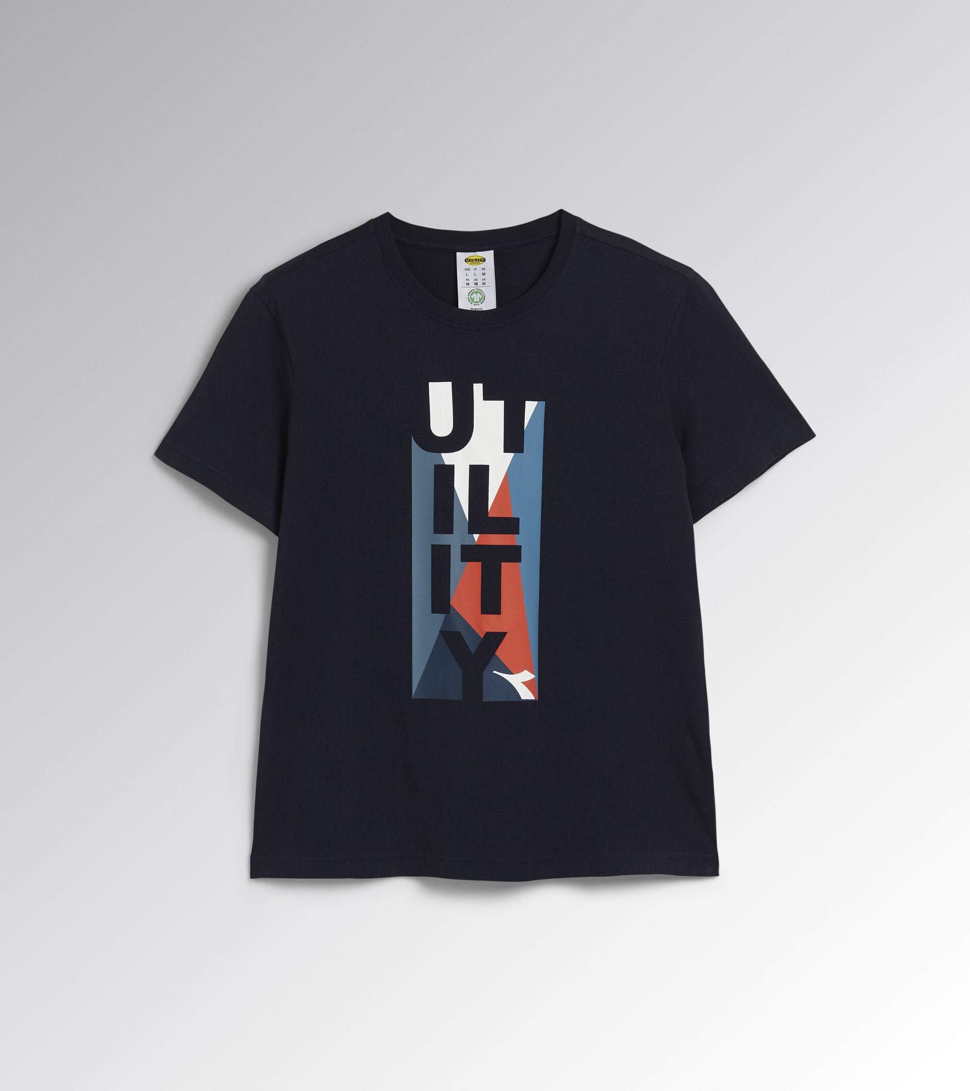 Diadora Utility T-SHIRT GRAPHIC ORGANIC BLU CORSARO 176914 C9778