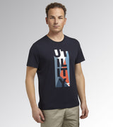 Diadora Utility T-SHIRT GRAPHIC ORGANIC BLU CORSARO 176914 C9778