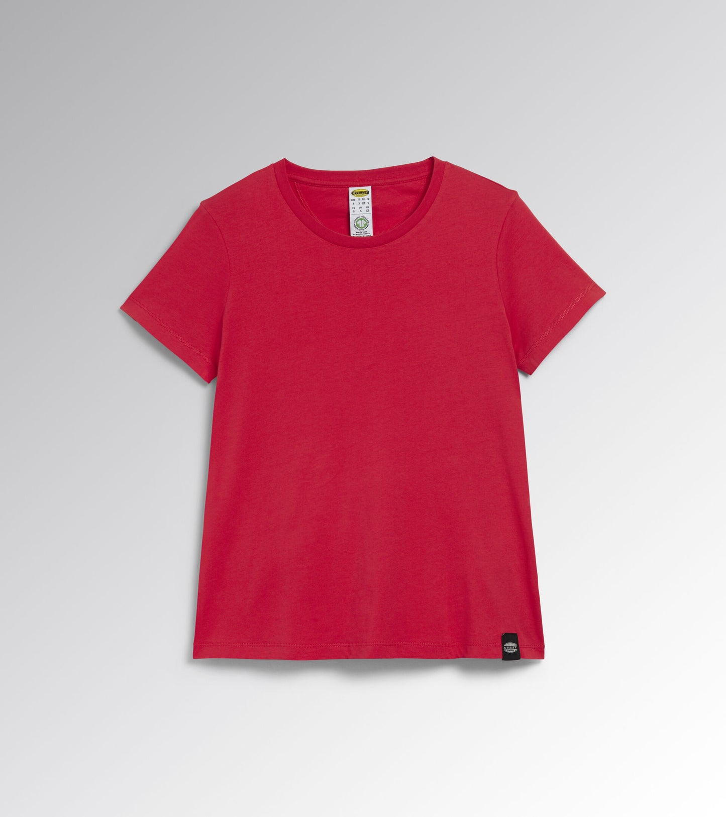 Diadora Utility DONNA T-SHIRT MC ATHENA ROSSO IBISCO 177670 45013