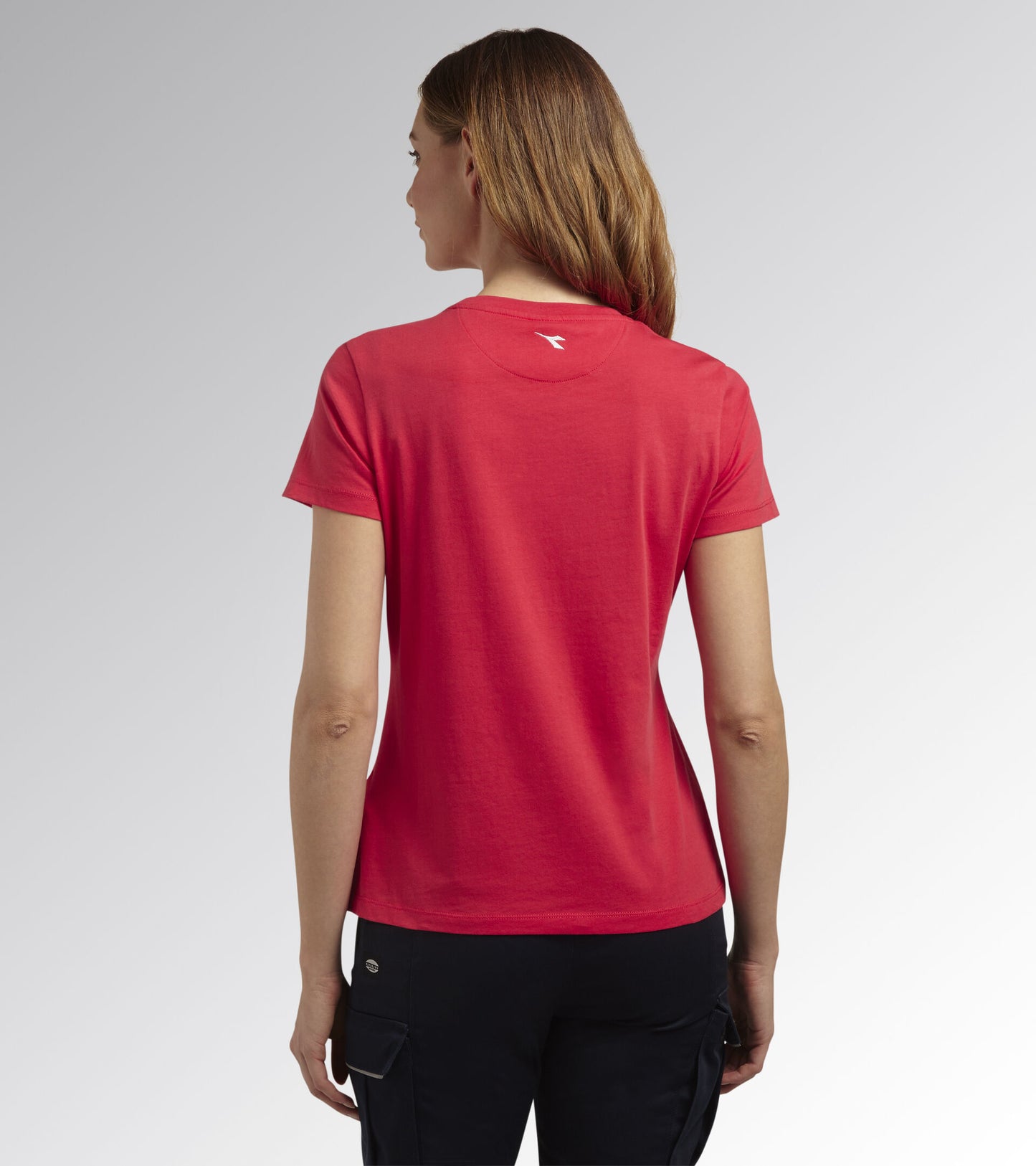Diadora Utility DONNA T-SHIRT MC ATHENA ROSSO IBISCO 177670 45013