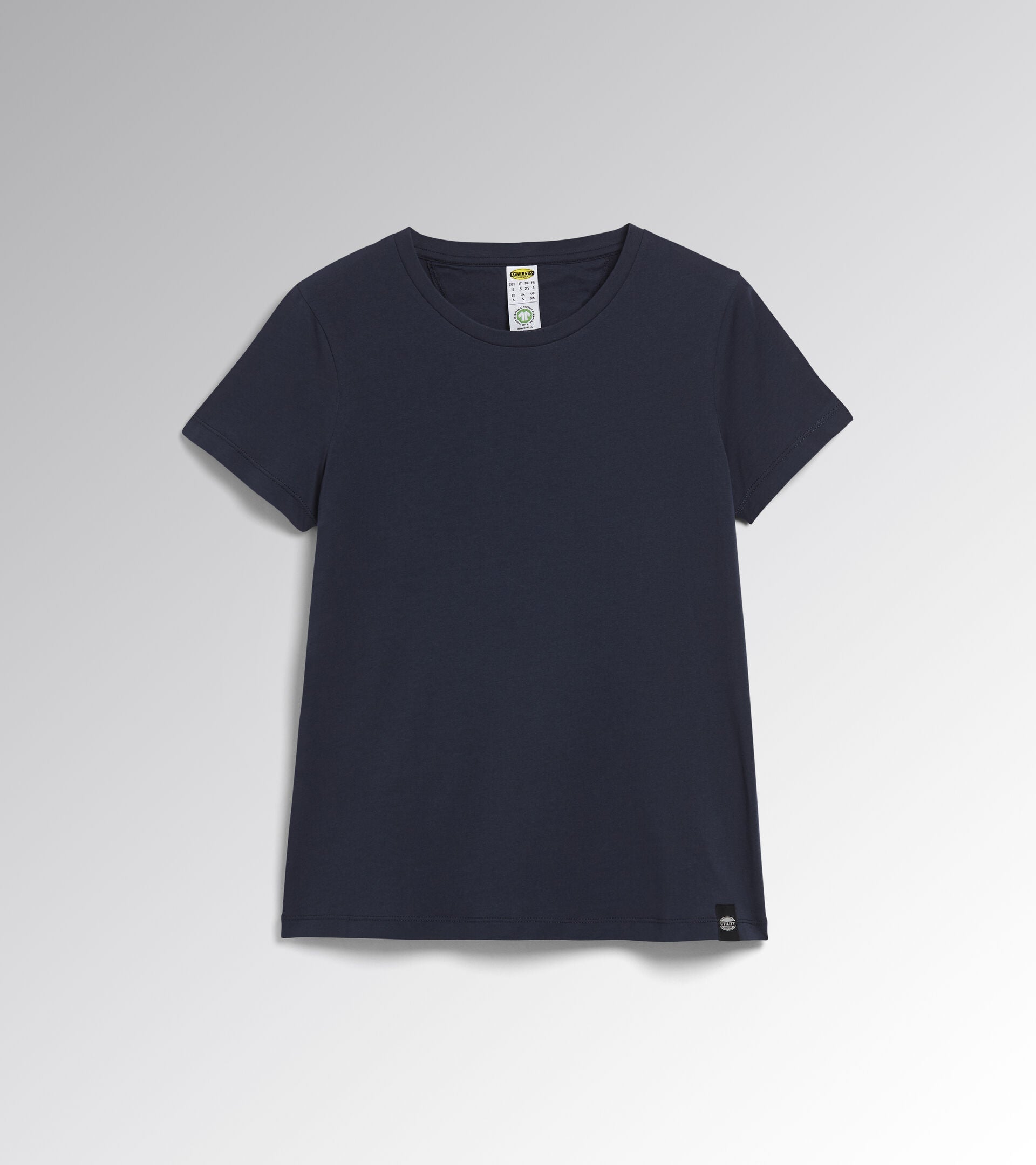 Diadora Utility DONNA T-SHIRT MC ATHENA BLU CLASSICO 177670 60062