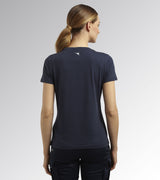 Diadora Utility DONNA T-SHIRT MC ATHENA BLU CLASSICO 177670 60062