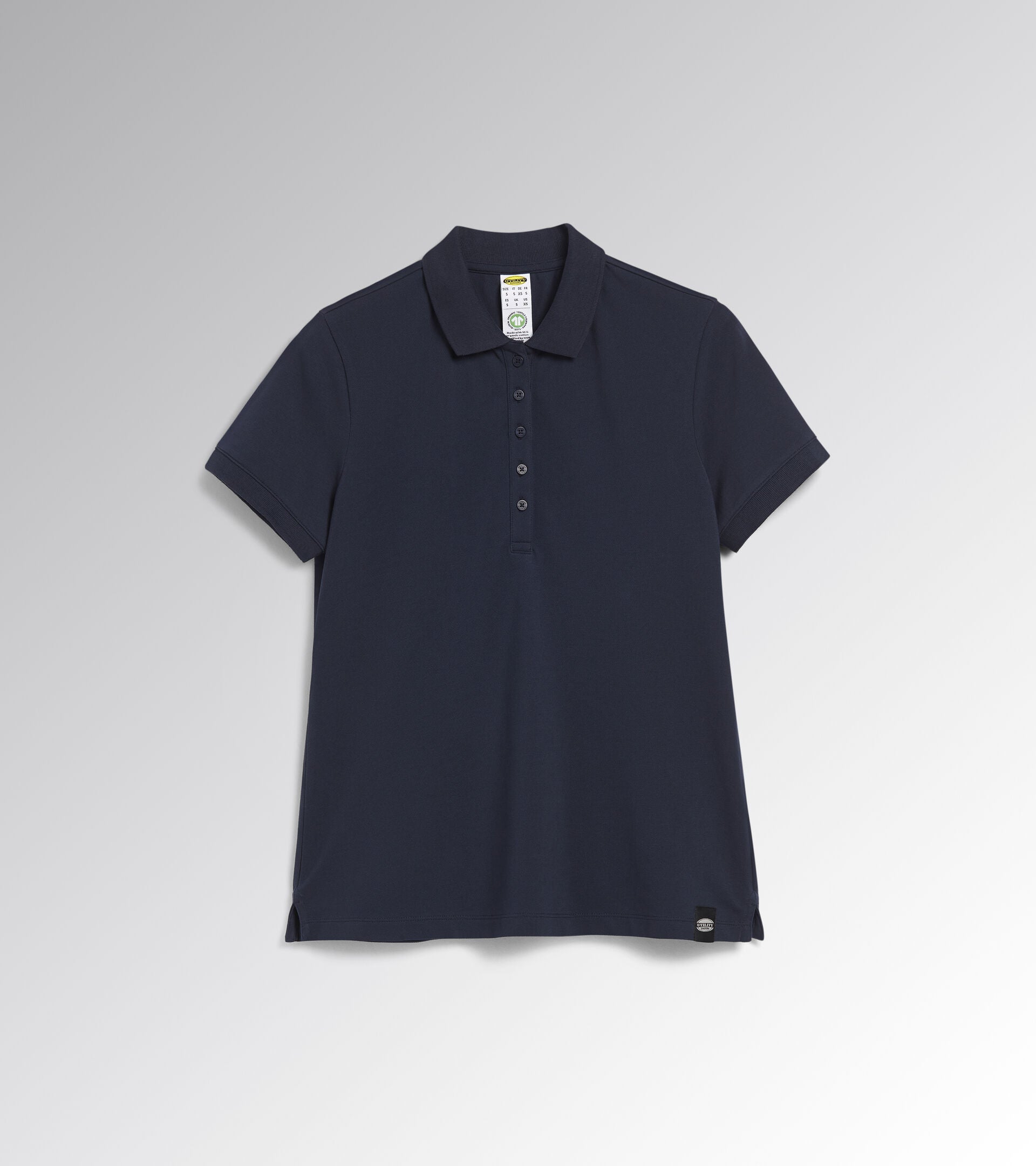 Diadora Utility DONNA POLO MC ATHENA manica corta BLU CLASSICO 177674 60062