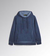 Diadora Felpa non garzata  SWEATSHIRT HOODIE URBAN BLU INFINITY 178759 60027