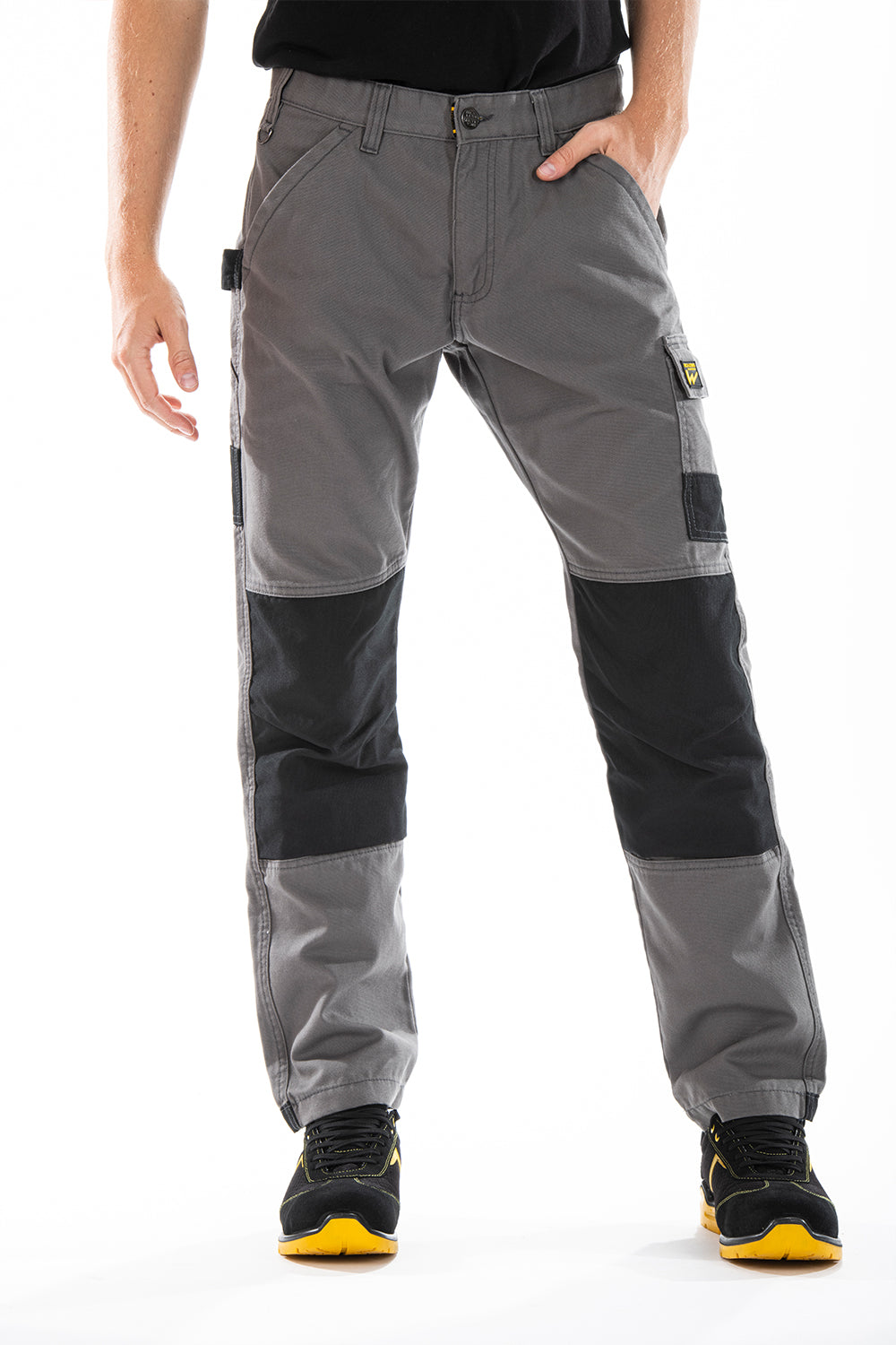 Pantalone lavoro predisposizione per le ginocchiere BUKLERG Rica Lewis GRIGIO