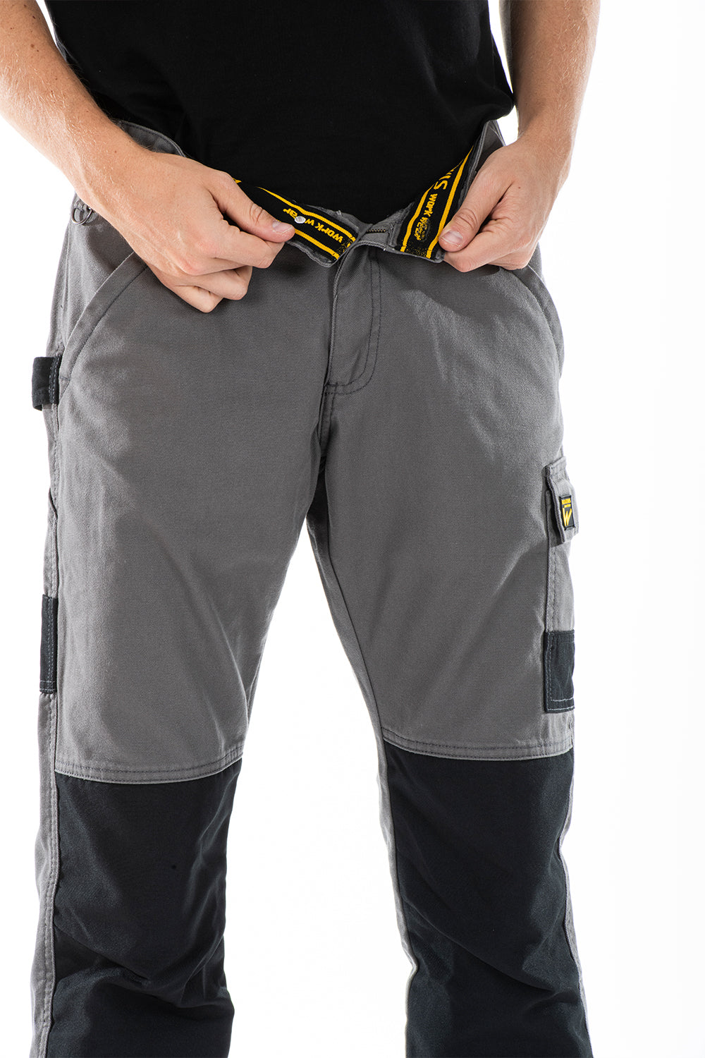 Pantalone lavoro predisposizione per le ginocchiere BUKLERG Rica Lewis GRIGIO