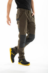 Pantalone lavoro predisposizione per le ginocchiere BUKLERV Rica Lewis KAKI