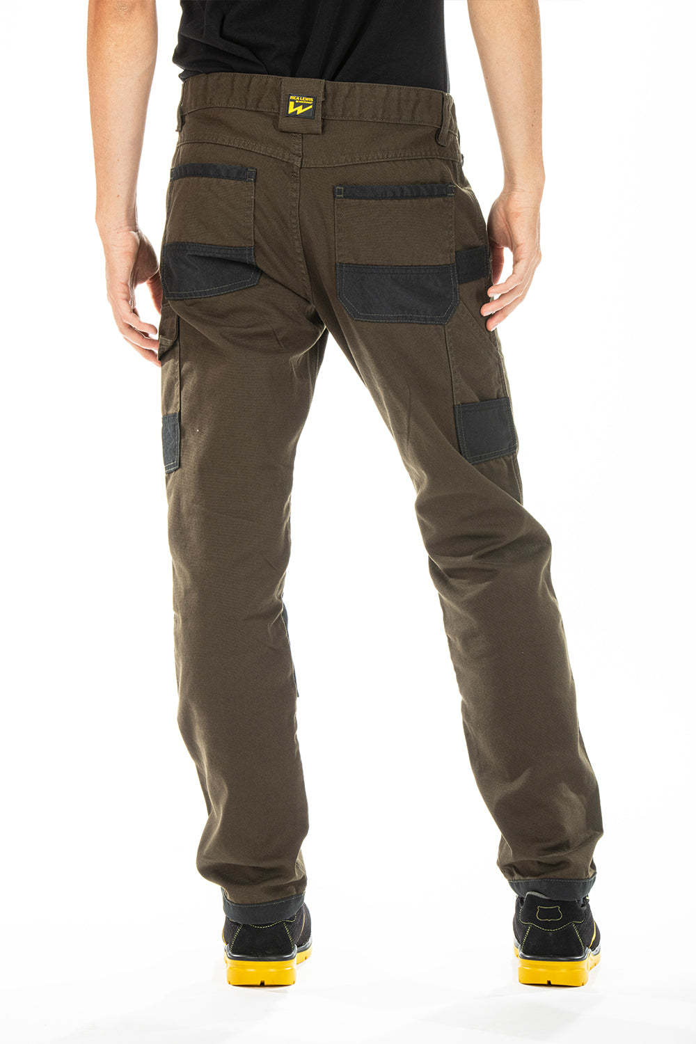 Pantalone lavoro predisposizione per le ginocchiere BUKLERV Rica Lewis KAKI