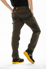 Pantalone lavoro predisposizione per le ginocchiere BUKLERV Rica Lewis KAKI
