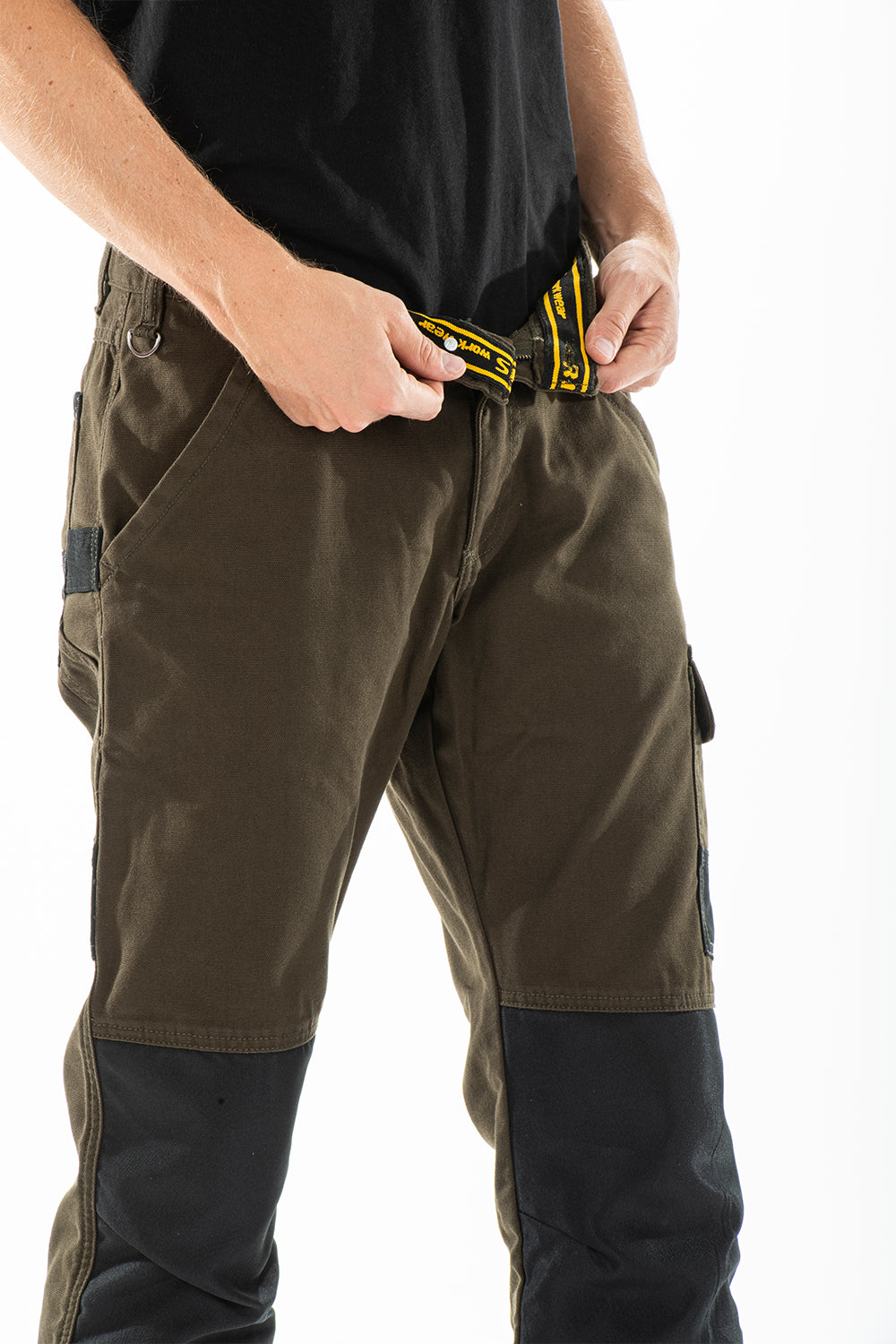 Pantalone lavoro predisposizione per le ginocchiere BUKLERV Rica Lewis KAKI