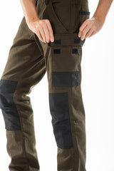 Pantalone lavoro predisposizione per le ginocchiere BUKLERV Rica Lewis KAKI
