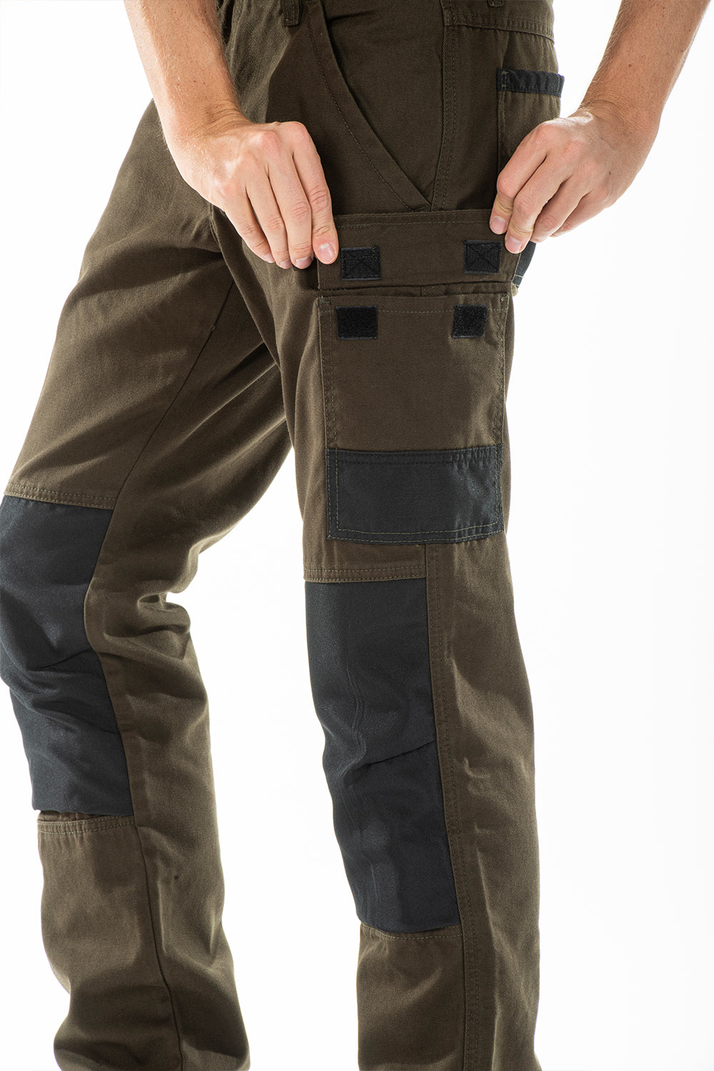 Pantalone lavoro predisposizione per le ginocchiere BUKLERV Rica Lewis KAKI