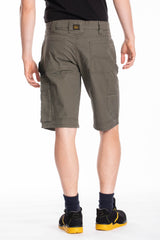 Bermuda da lavoro multi tasca Fiberflex da uomo SUNJOB Rica Lewis VERDE MILITARE