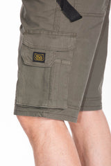 Bermuda da lavoro multi tasca Fiberflex da uomo SUNJOB Rica Lewis VERDE MILITARE