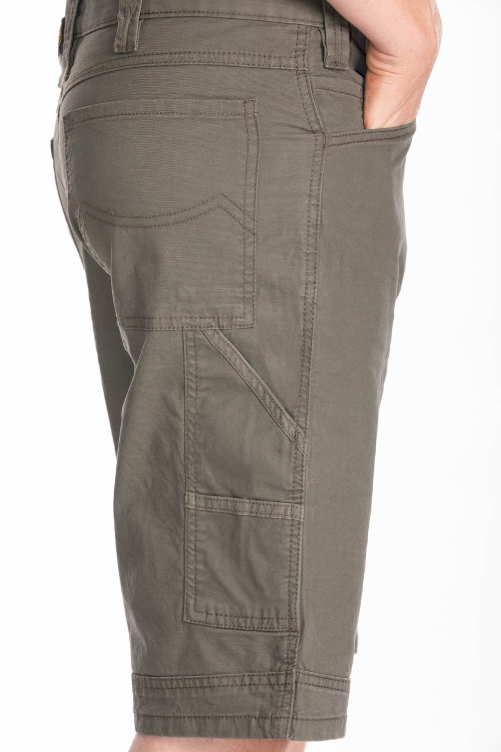Bermuda da lavoro multi tasca Fiberflex da uomo SUNJOB Rica Lewis VERDE MILITARE