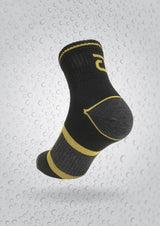 Calze da lavoro modello Crew Anson dry pacchetto 3 paia Art. 2097 Nero/grigio