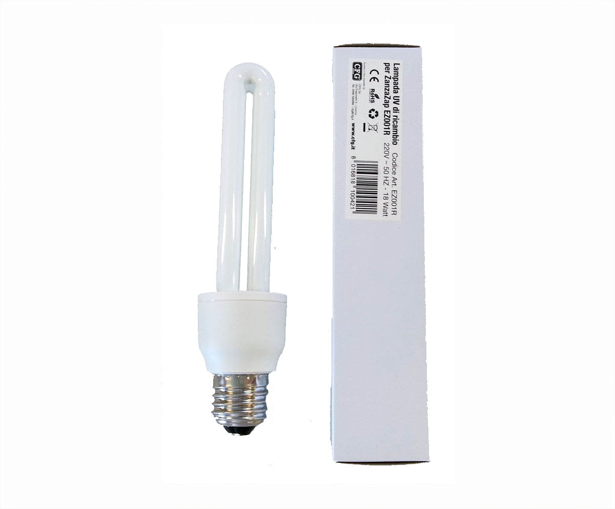 CFG EZ001R LAMPADA DI RICAMBIO PER EZ001 ZANZA ZAP OUTDOOR 18W 
