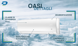 Climatizzatore condizionatore Diloc serie OASI mono split A+++ 18000 btu R32 