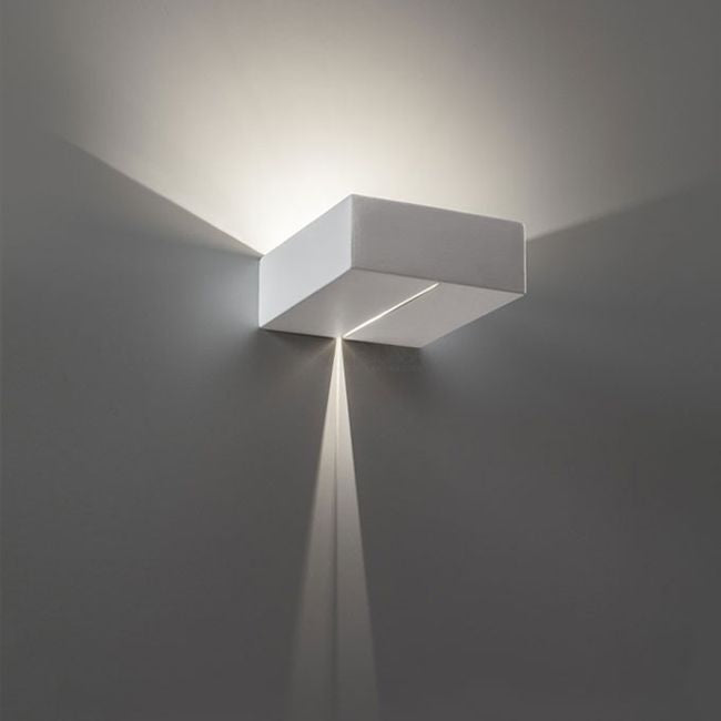Applique gesso Belfiore gesso 8459.52 G9 LED biemissione lampada parete