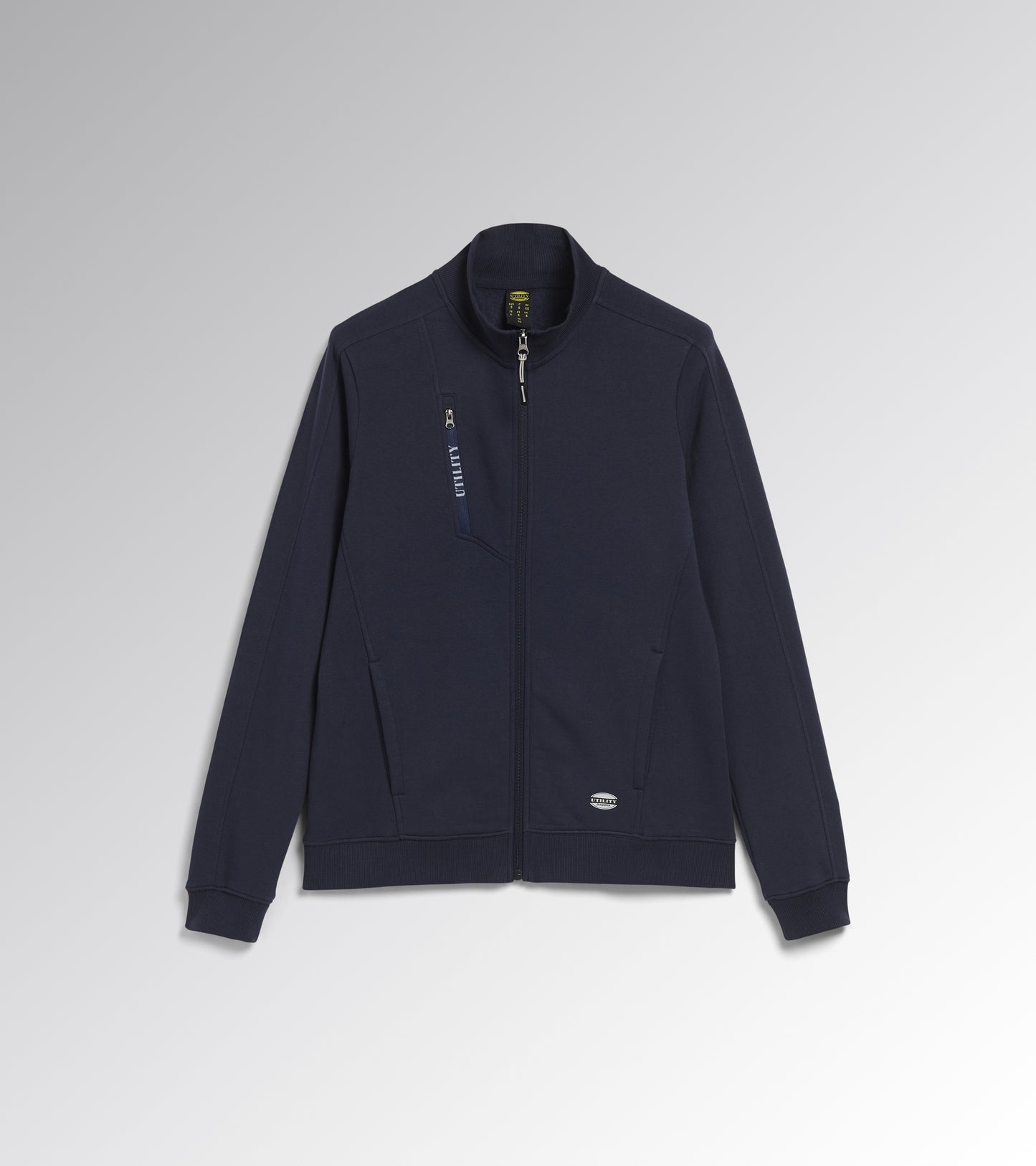 Diadora Utility DONNA SWEATSHIRT FZ ATHENA FELPA FULL ZIP BLU  177677 60062