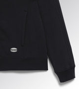 Diadora Utility DONNA SWEATSHIRT FZ ATHENA FELPA FULL ZIP NERO  177677 80013