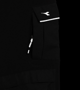Diadora Utility PANT CARBON SOFTSHELL PERF Pantalone performance NERO 179459 