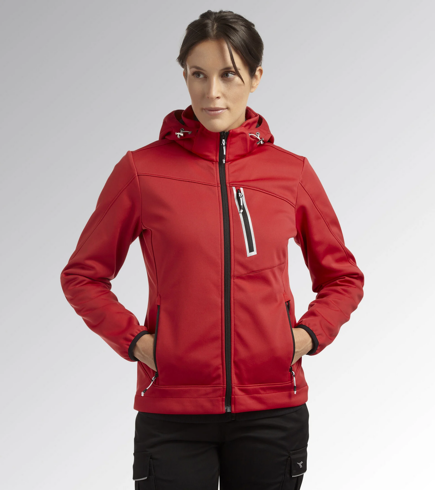 DIADORA UTILITY SOFTSHELL ATHENA Giacca softshell DONNA ROSSO/NERO 179462 D0220
